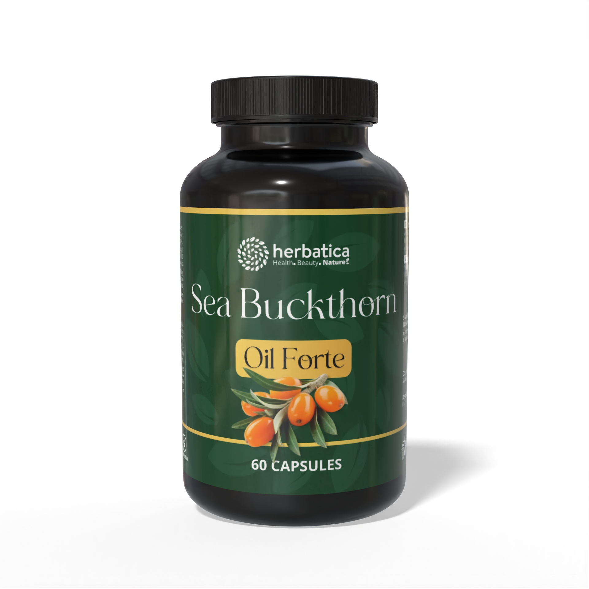 Herbatica Rakytníkový olej Forte v kapsulách/500mg - 60 kapsúl - Herbatica