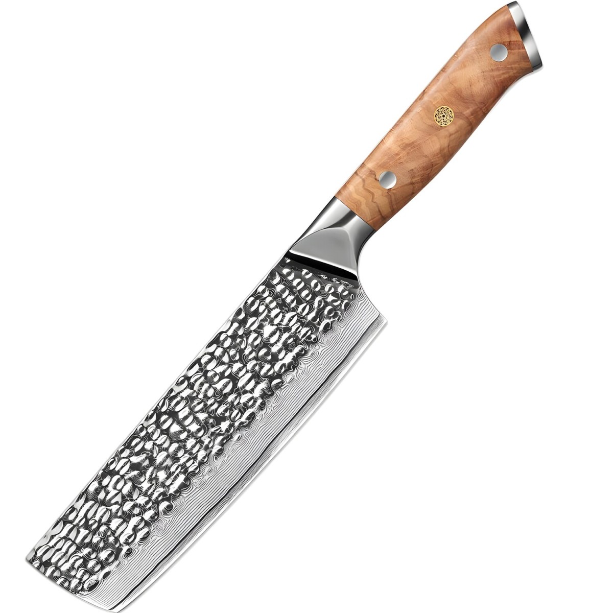 HARAHU Damaškový kuchynský nôž Zayoku-Nakiri/Hnedá H37479