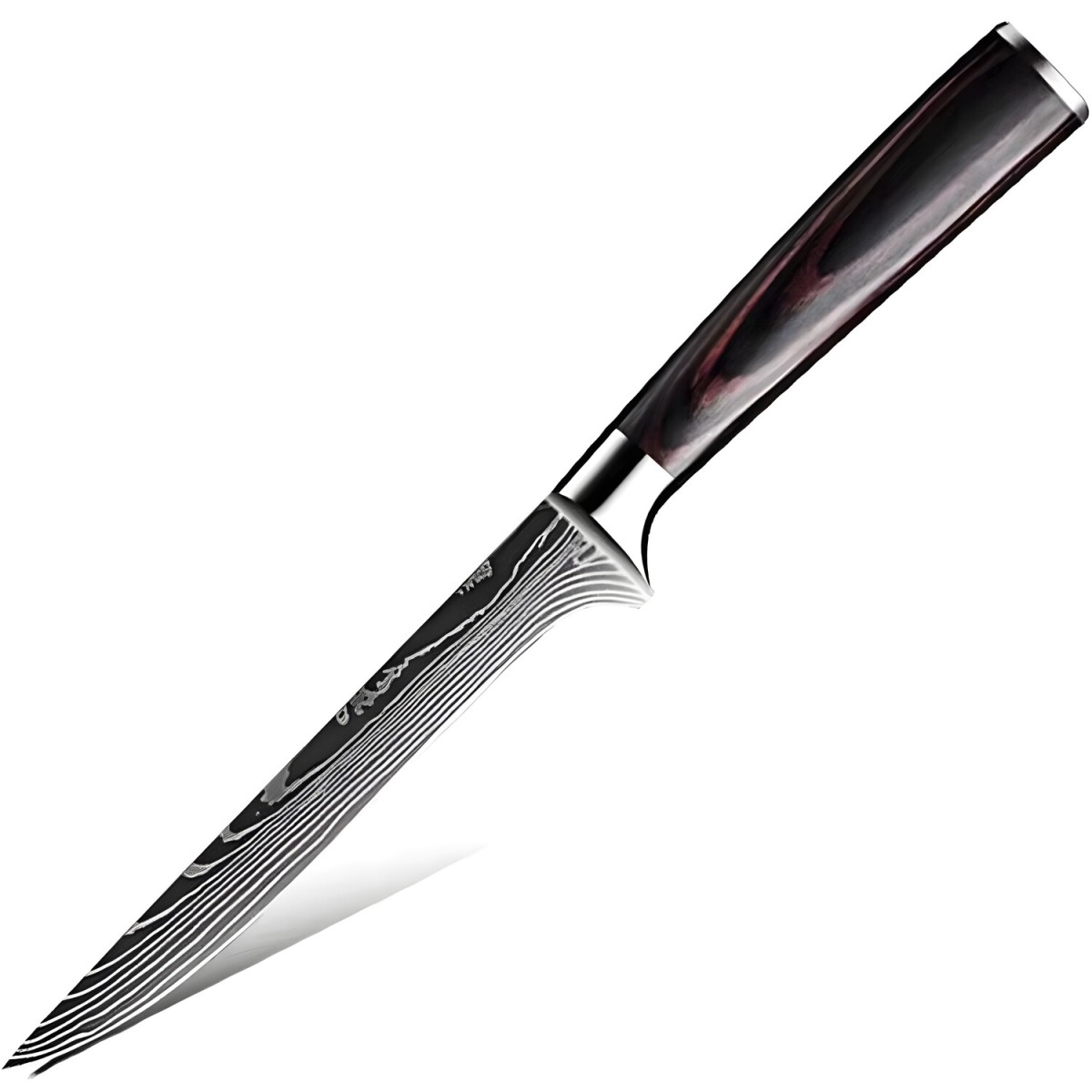 HARAHU Kuchynský nôž Blade-Boning/Čierna/Hnedá H38115