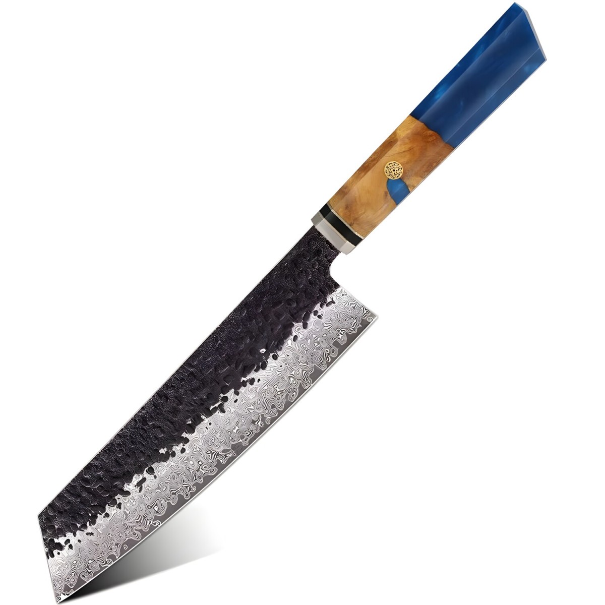HARAHU Damaškový kuchynský nôž Airi-Kiritsuke/Tmavo Modrá H37596