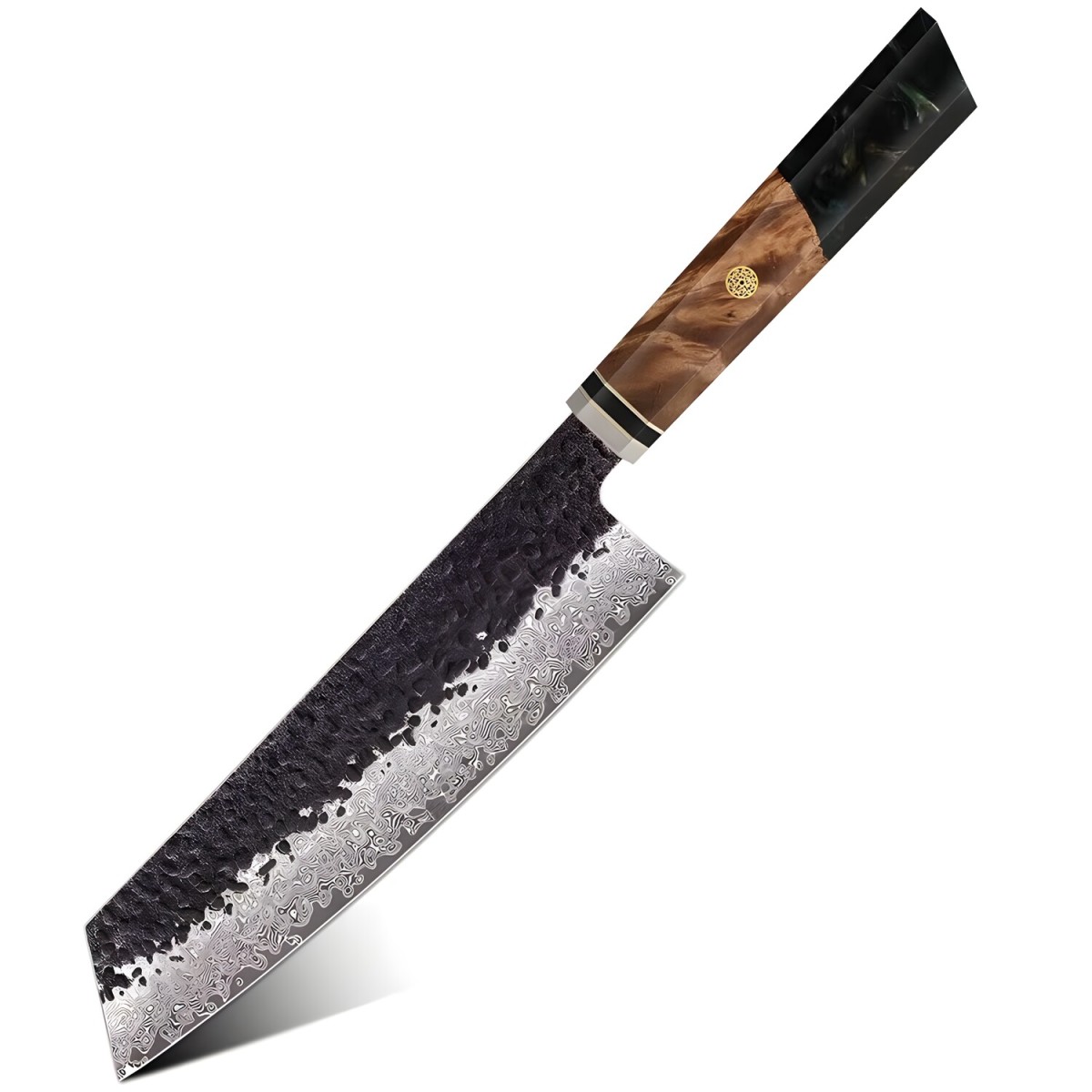 HARAHU Damaškový kuchynský nôž Airi-Kiritsuke/Zelená H37313