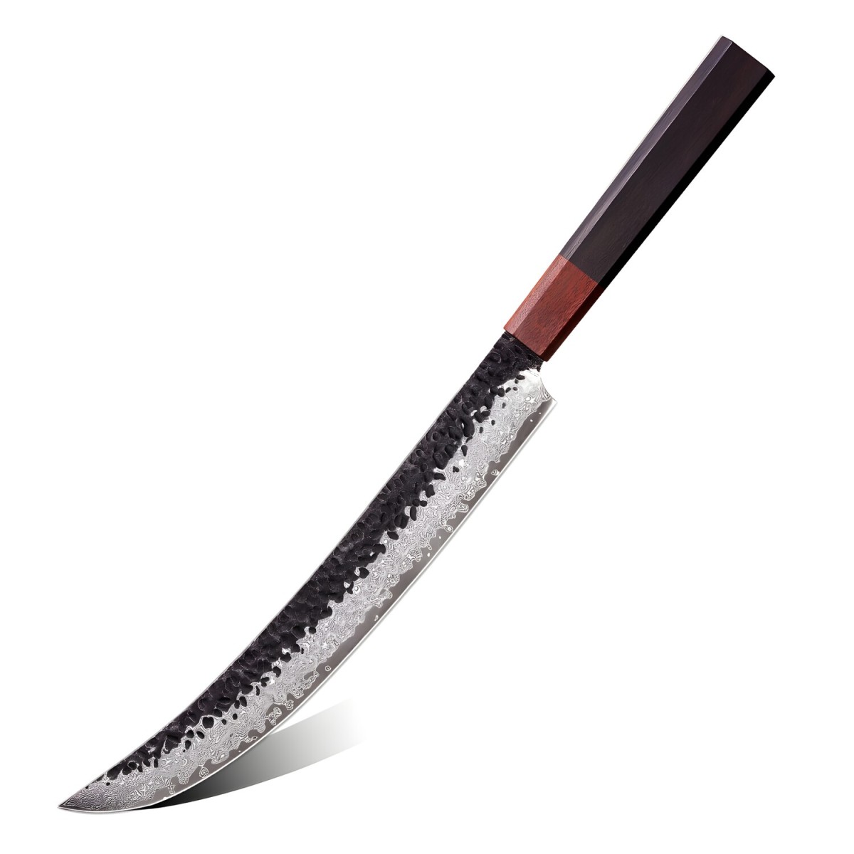 HARAHU Damaškový kuchynský nôž Aokami-Slicer/Hnedá H37381