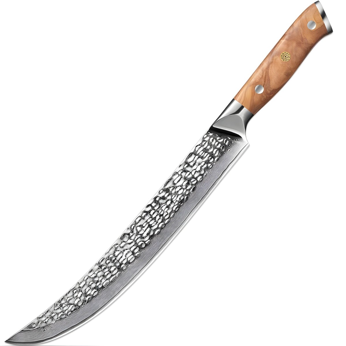 HARAHU Damaškový kuchynský nôž Zayoku-Slicer/Hnedá H37485