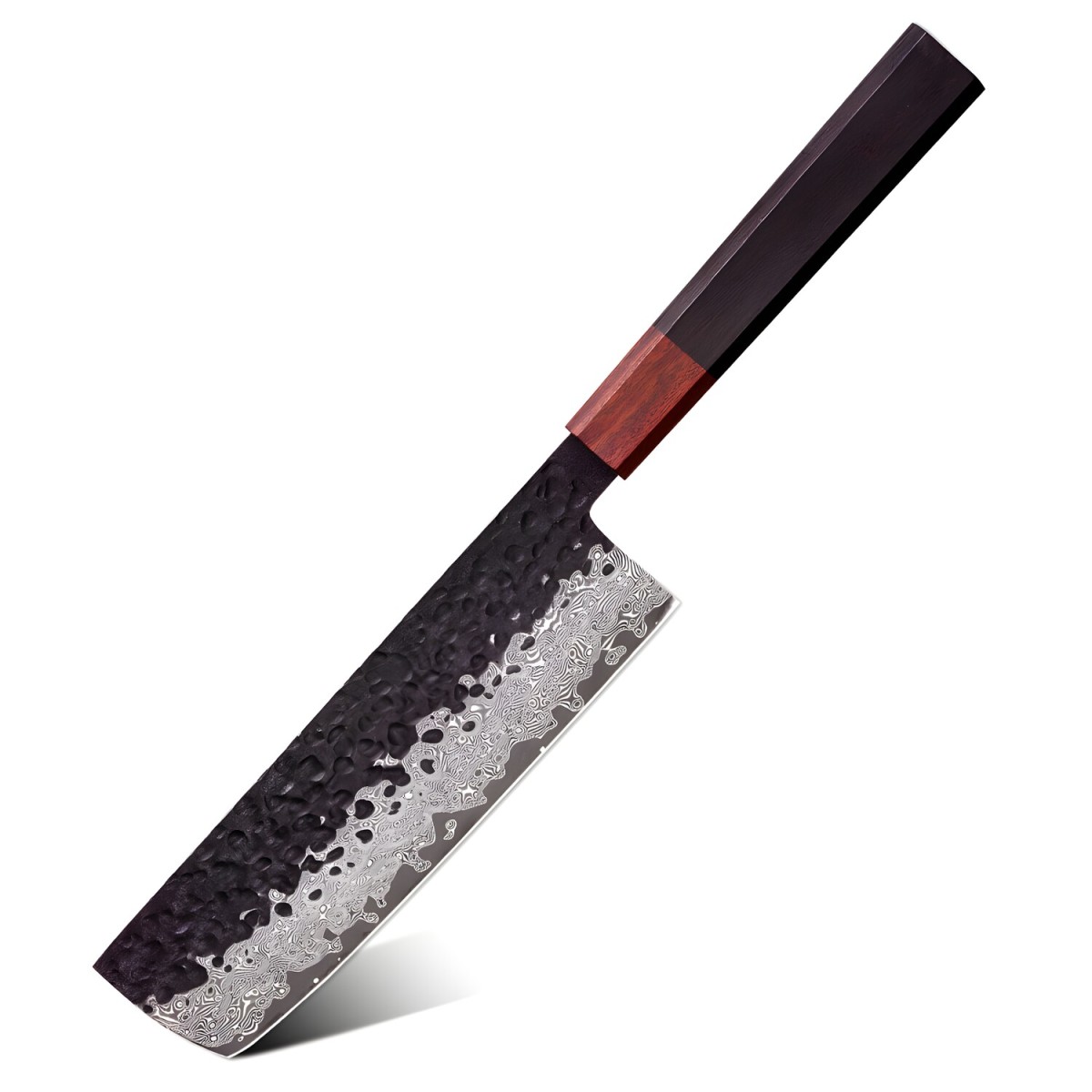HARAHU Damaškový kuchynský nôž Aokami-Nakiri/Hnedá H37383