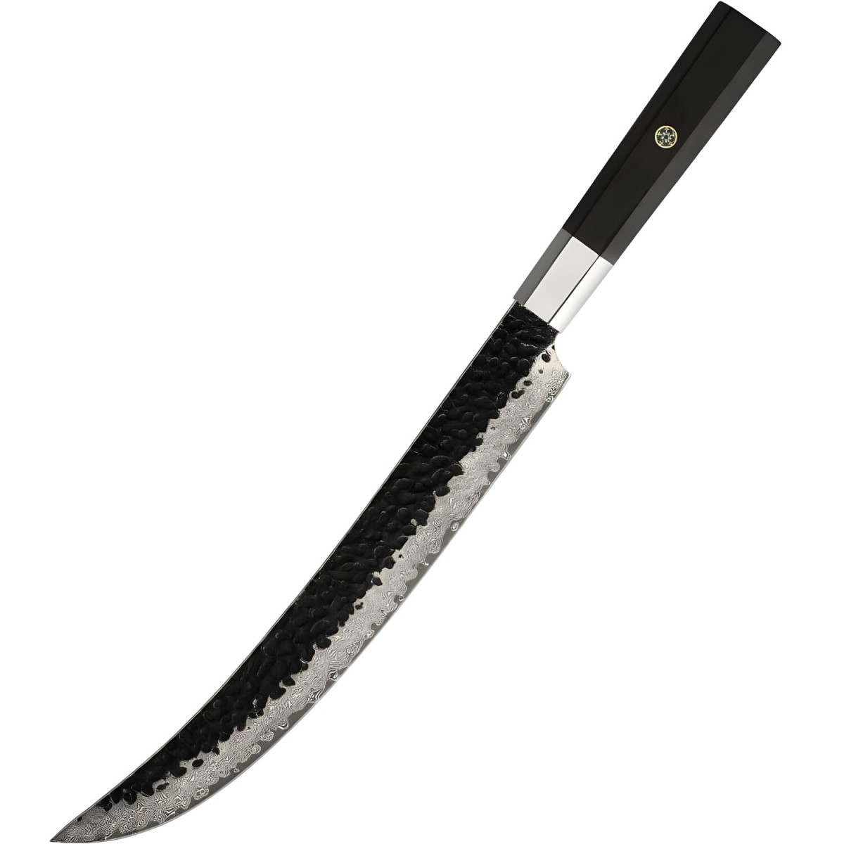 HARAHU Damaškový kuchynský nôž Yunoka-Slicer/Hnedá H37441