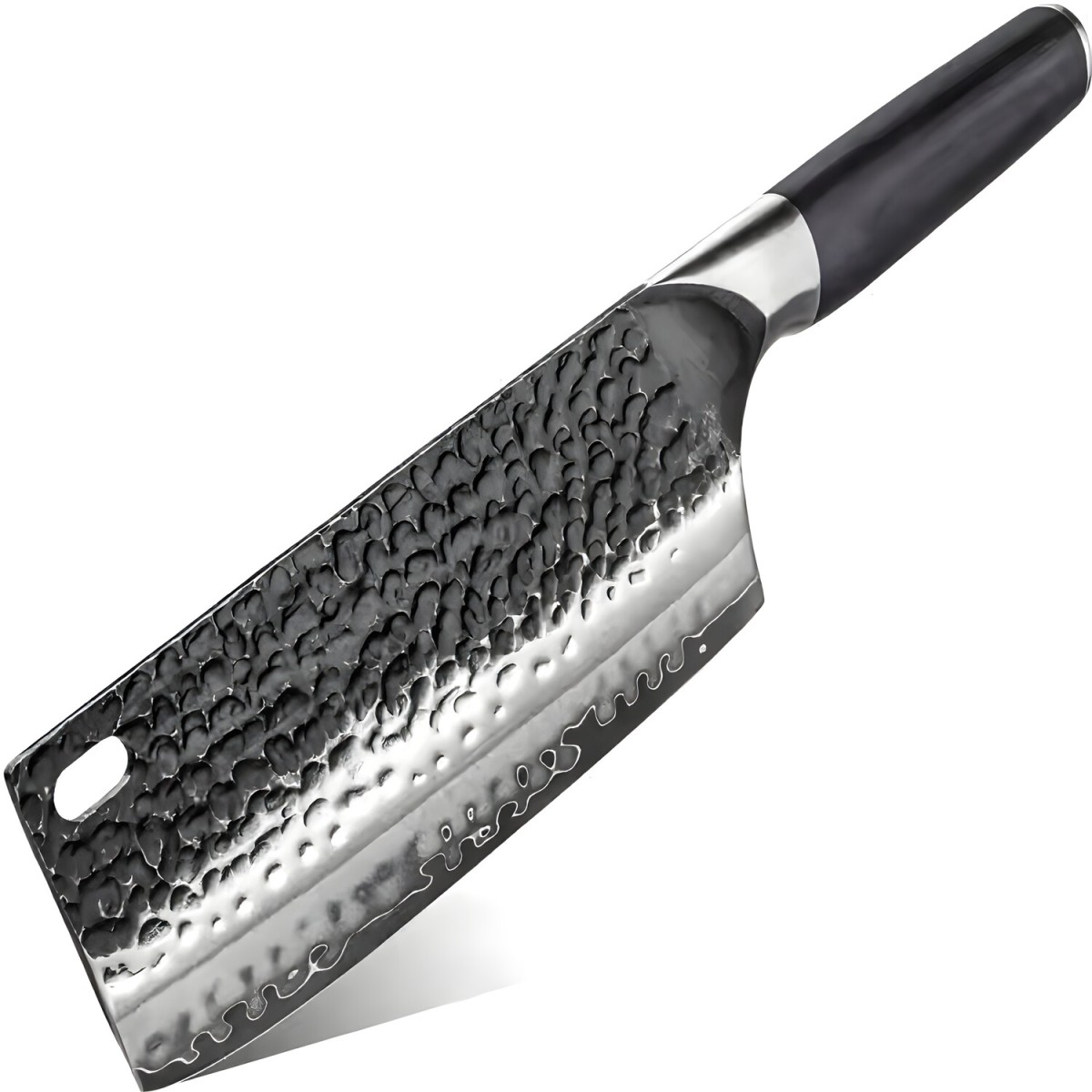 HARAHU Damaškový kuchynský nôž - Cleaver/Čierna (SKU: 38019)