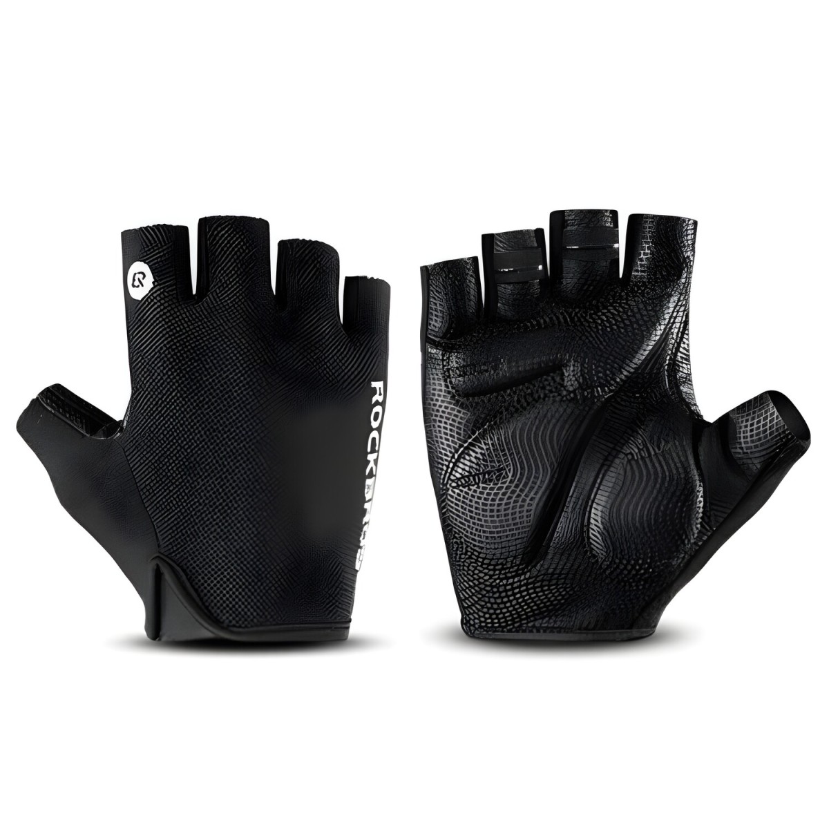 Rockbros Cyklistické rukavice - veľkosť L - Čierna H34975