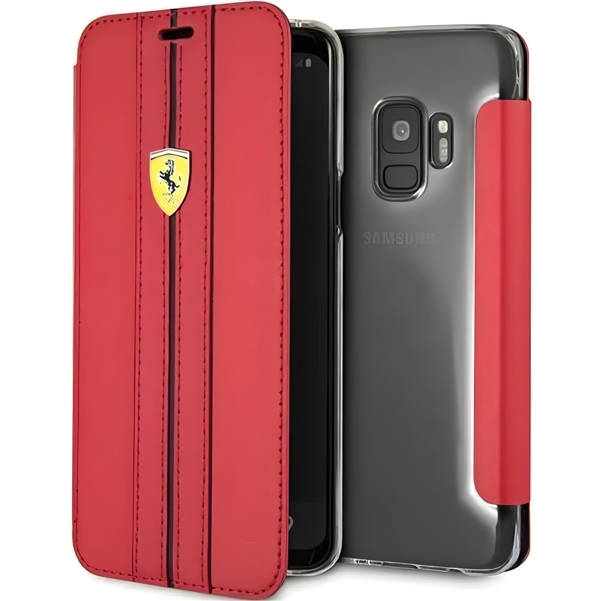 Ferrari Knižkové puzdro Urban Book pre Samsung Galaxy S9 - Červená H38109