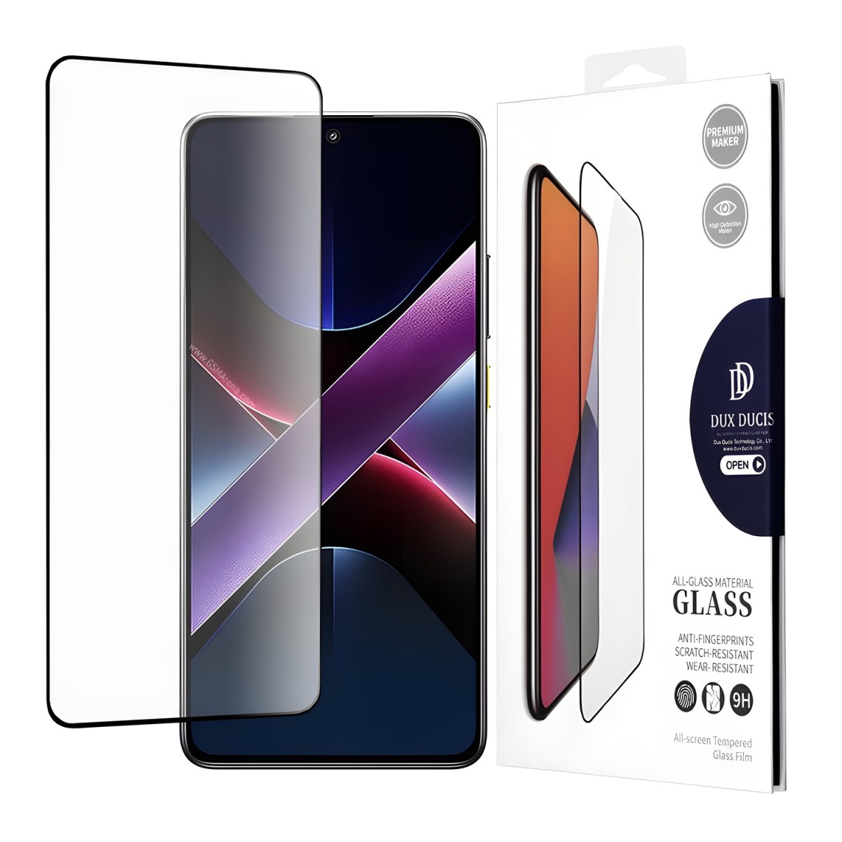 Dux Ducis 10D Tvrdené sklo pre Xiaomi Redmi Turbo 4/Poco X7 Pro - Čierna H36993