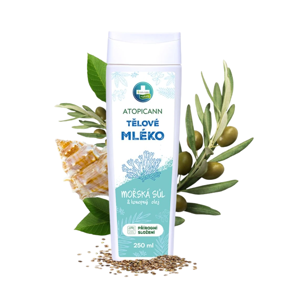 Annabis ATOPICANN prírodné telové mlieko pre citlivú pokožku - 250 ml - Annabis