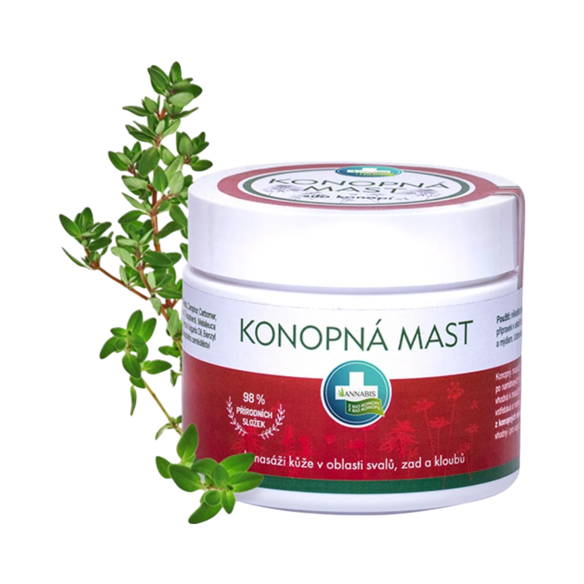 Annabis KONOPNÁ masť na masáž chrbta, svalov a kĺbov - 330 ml - Annabis