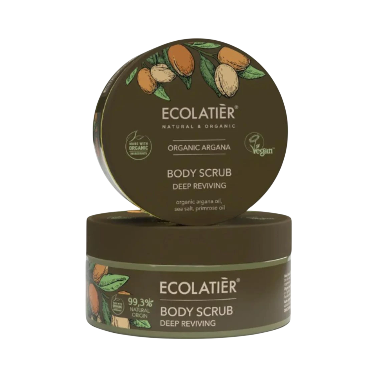 EcoLatier Telový peeling hĺbkovo vyživujúci Organic Argana- 300g - Ecolatier