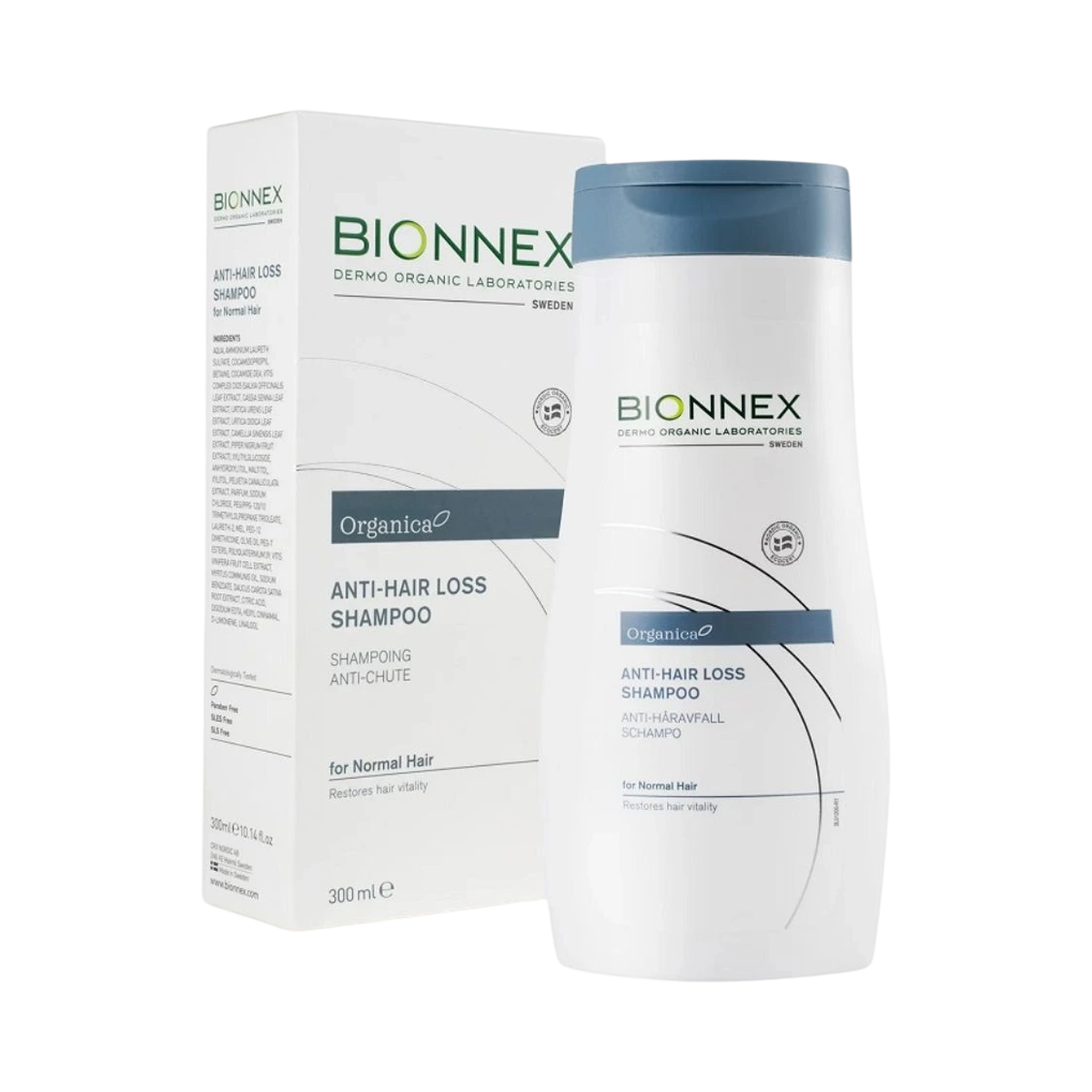 Bionnex Šampón proti vypadávaniu vlasov na normálne vlasy - 300 ml - Bionnex