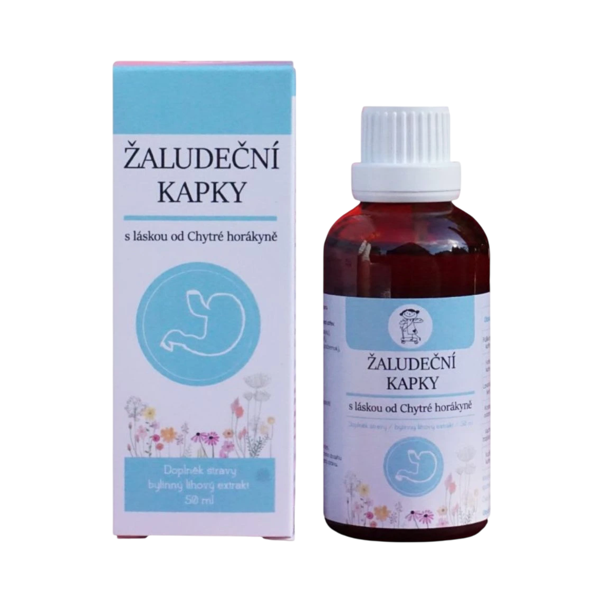 Bylinářství U Chytré horákyně Žalúdočné kvapky - Bylinkářství U Chytré horákyně - 50 ml