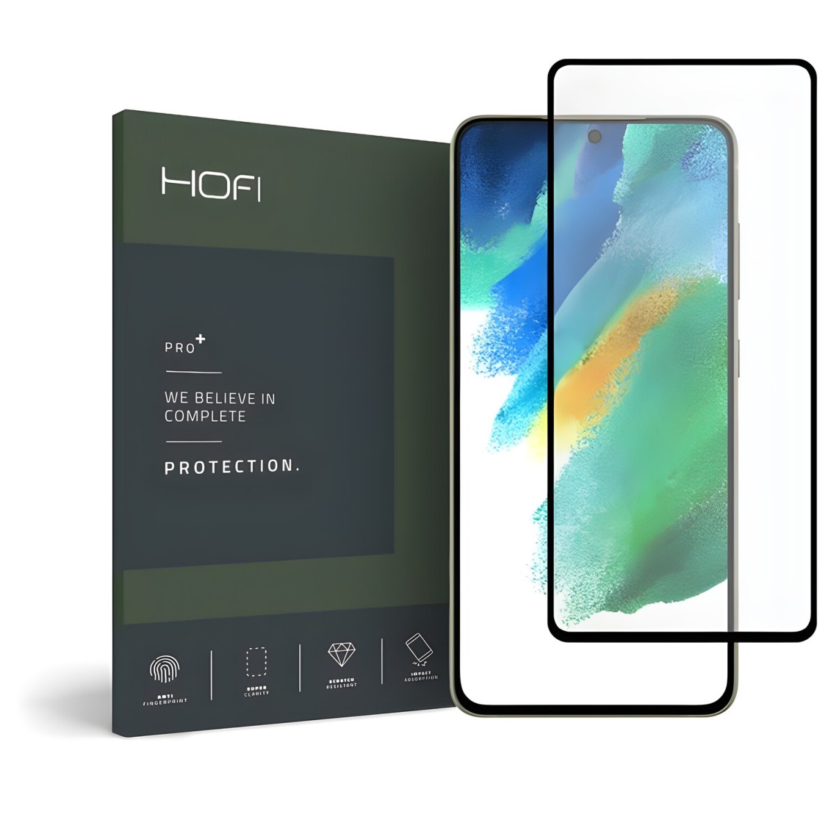 HOFI Ochranné sklo pre Samsung Galaxy S21 FE - Čierna H25562