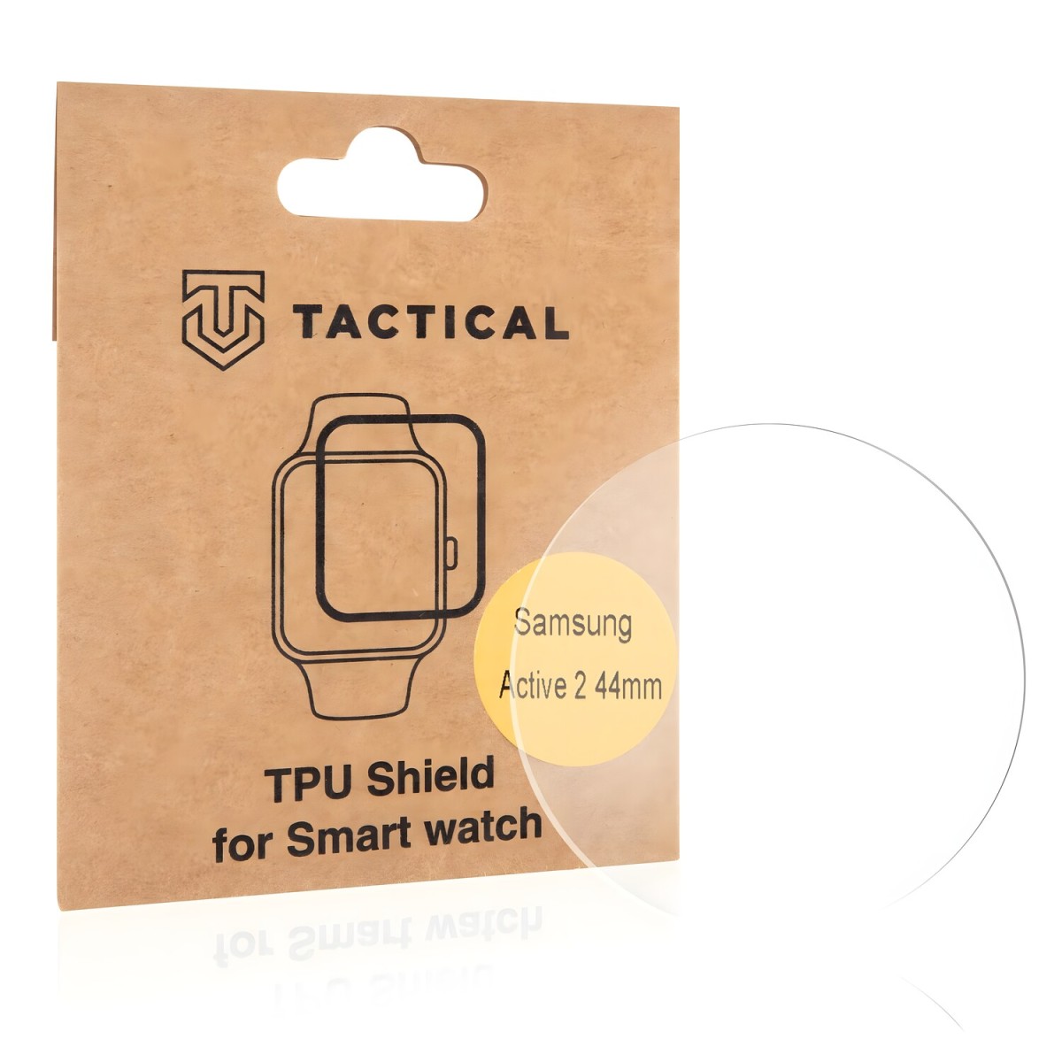 HARAHU Tactical TPU Folia/Hodinky pre Samsung Active 2 44mm - Transparentná H8552