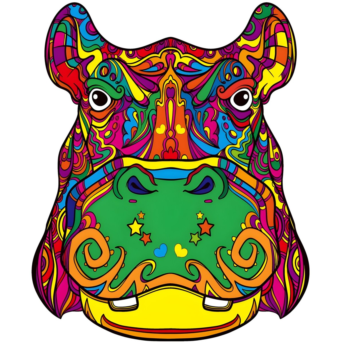 Drevené puzzle Hippocampus/S