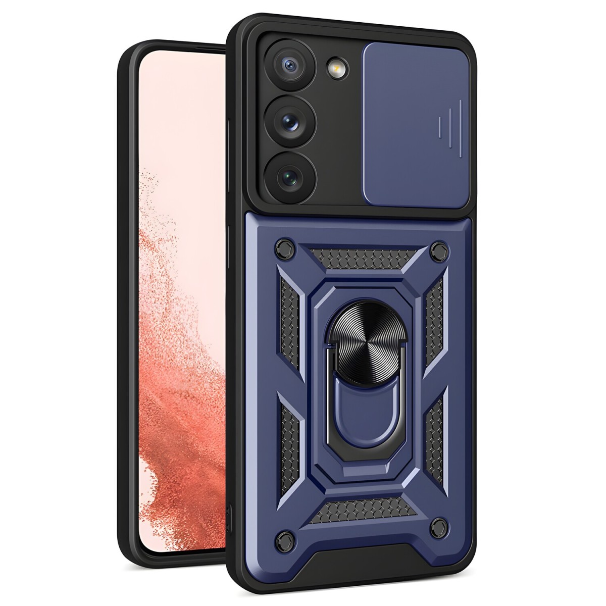 HARAHU Hybrid armor Camshield pre Samsung Galaxy S23 Plus - Tmavo Modrá H24891
