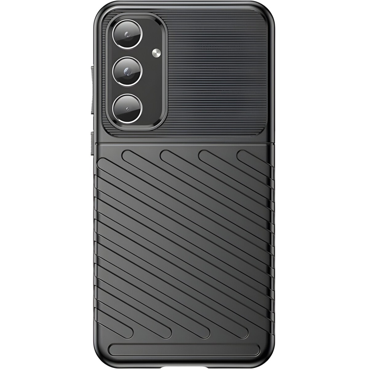 OEM Odolné puzdro TPU pre Samsung Galaxy A55 - Čierna H38138