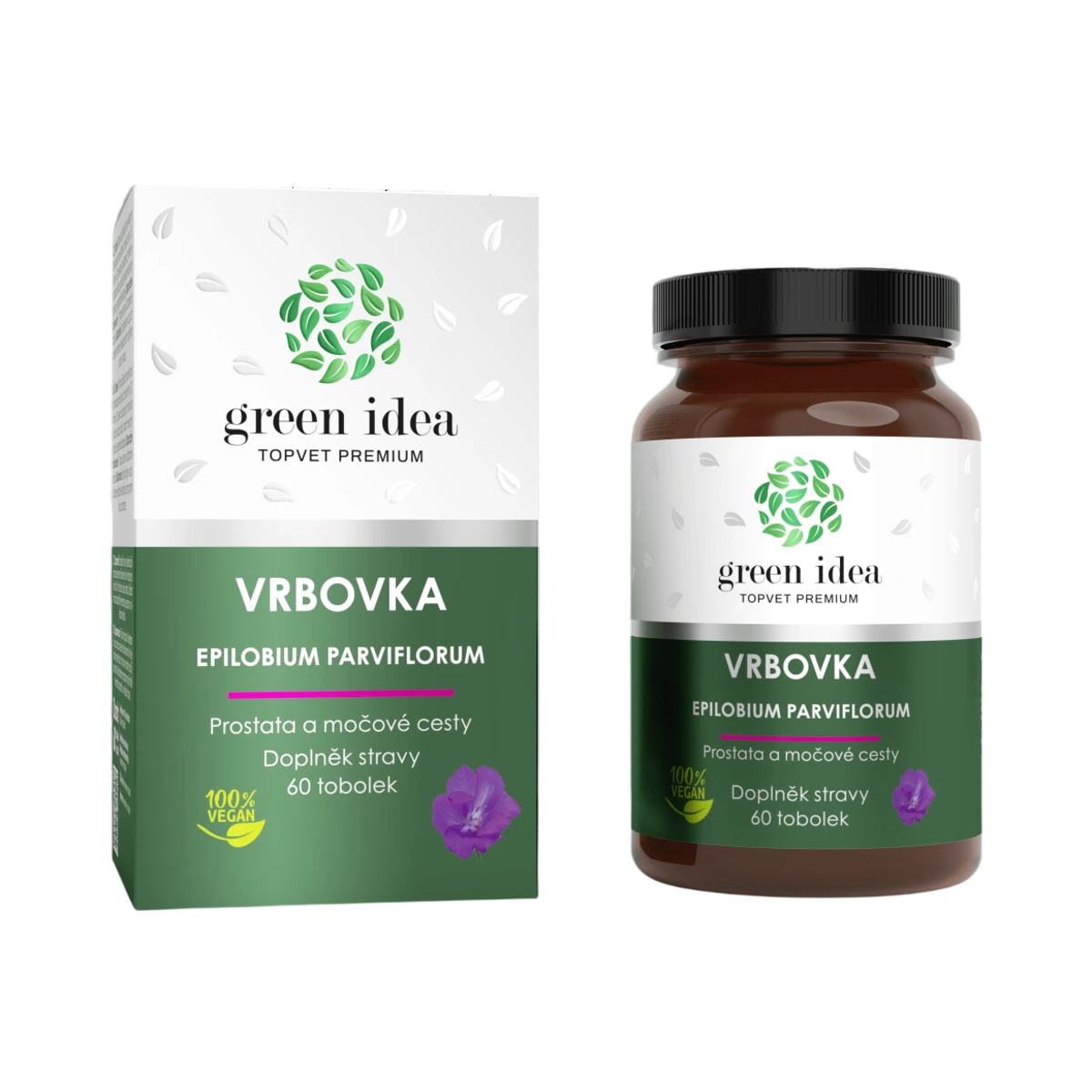 Green idea Vŕbovka - bylinný extrakt - 60 kapsúl - Green idea