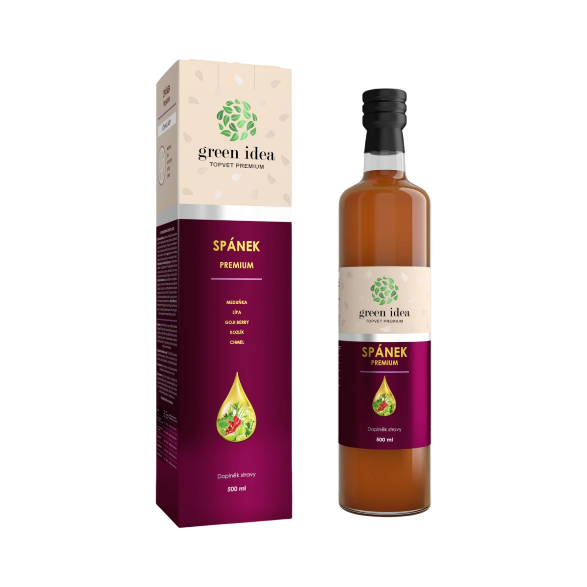 Green idea Spánok premium 500 ml - Green idea