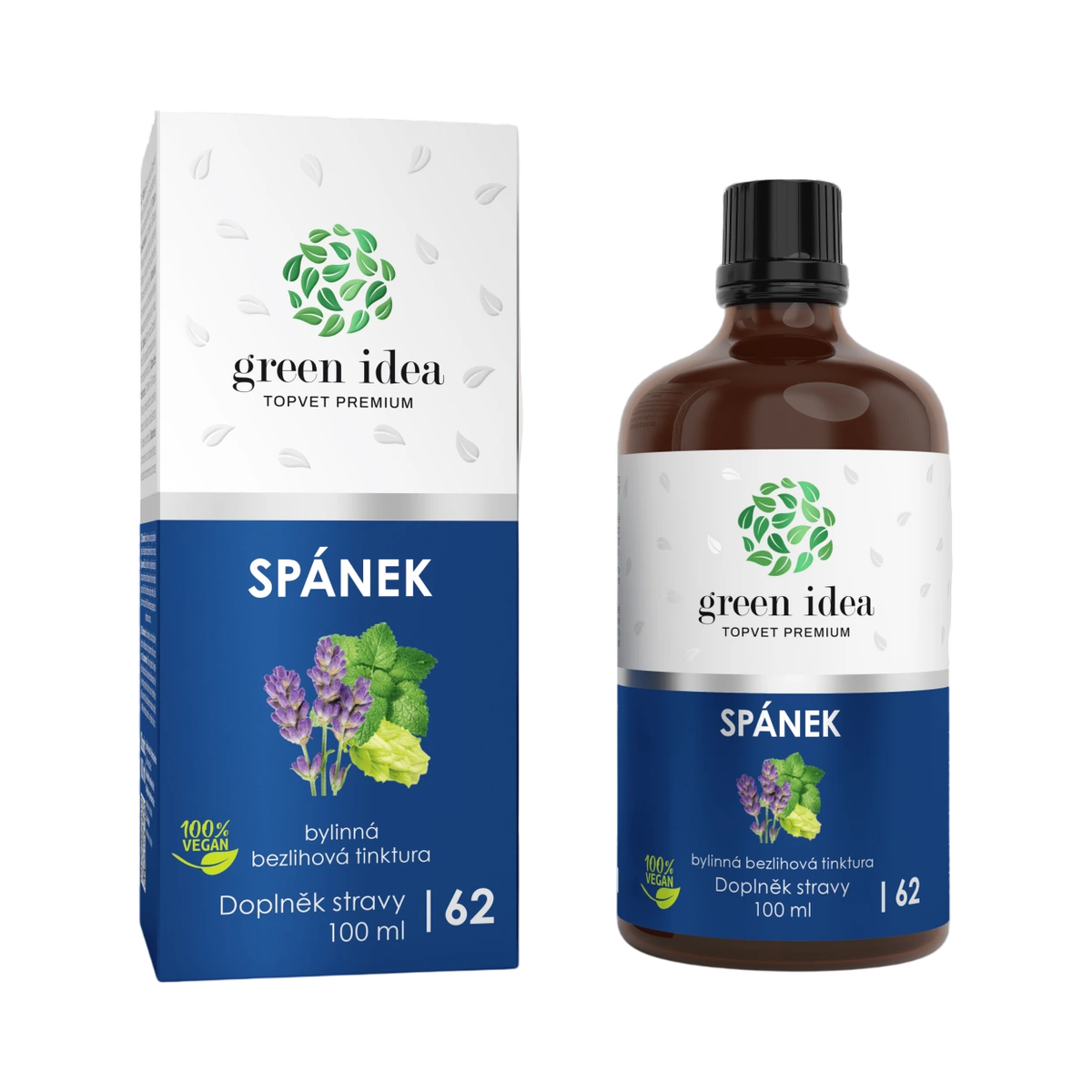 Green idea Spánok - bezliehová tinktúra 100 ml - Green idea