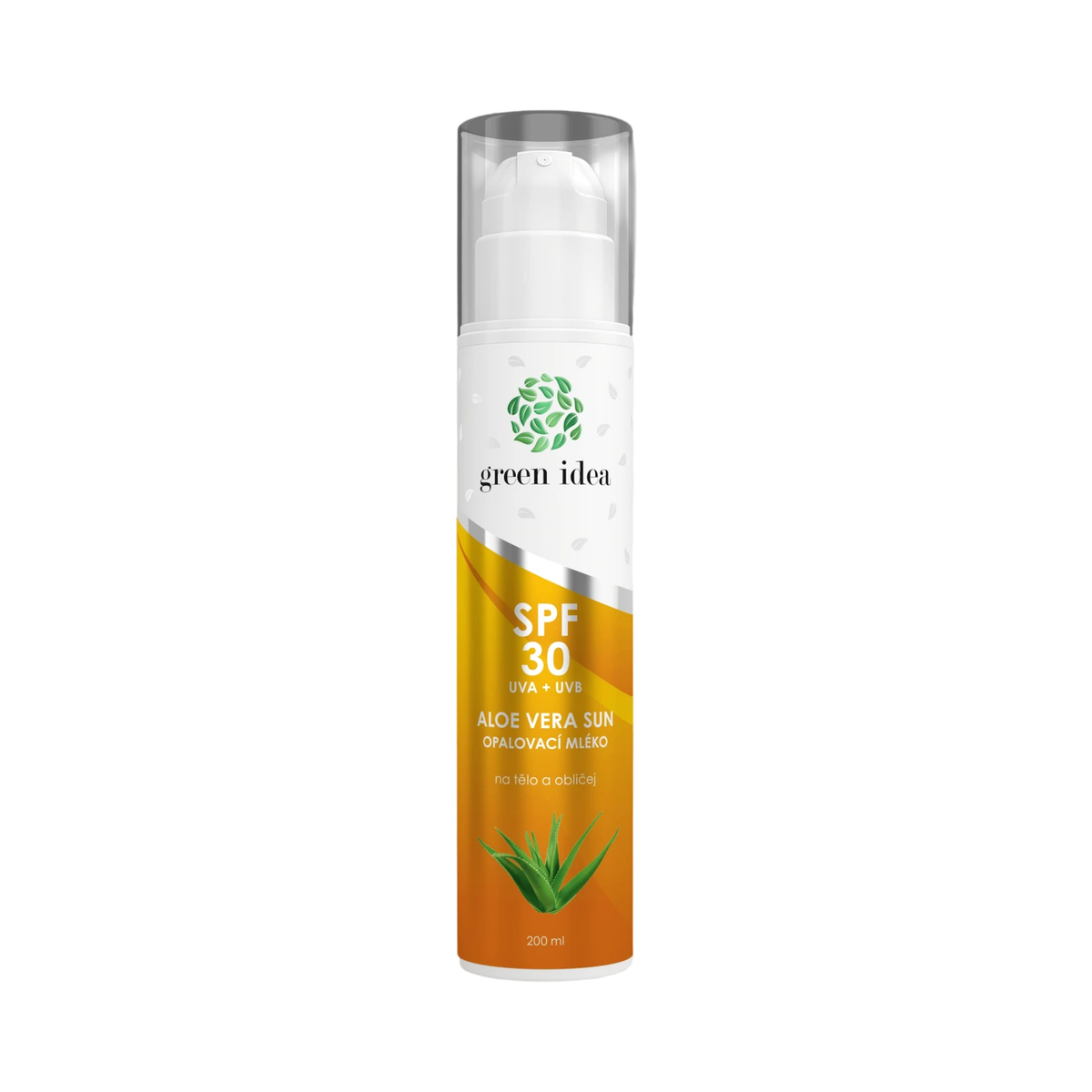 Green idea Aloe vera sun - opaľovacie mlieko SPF 30 200 ml - Green idea