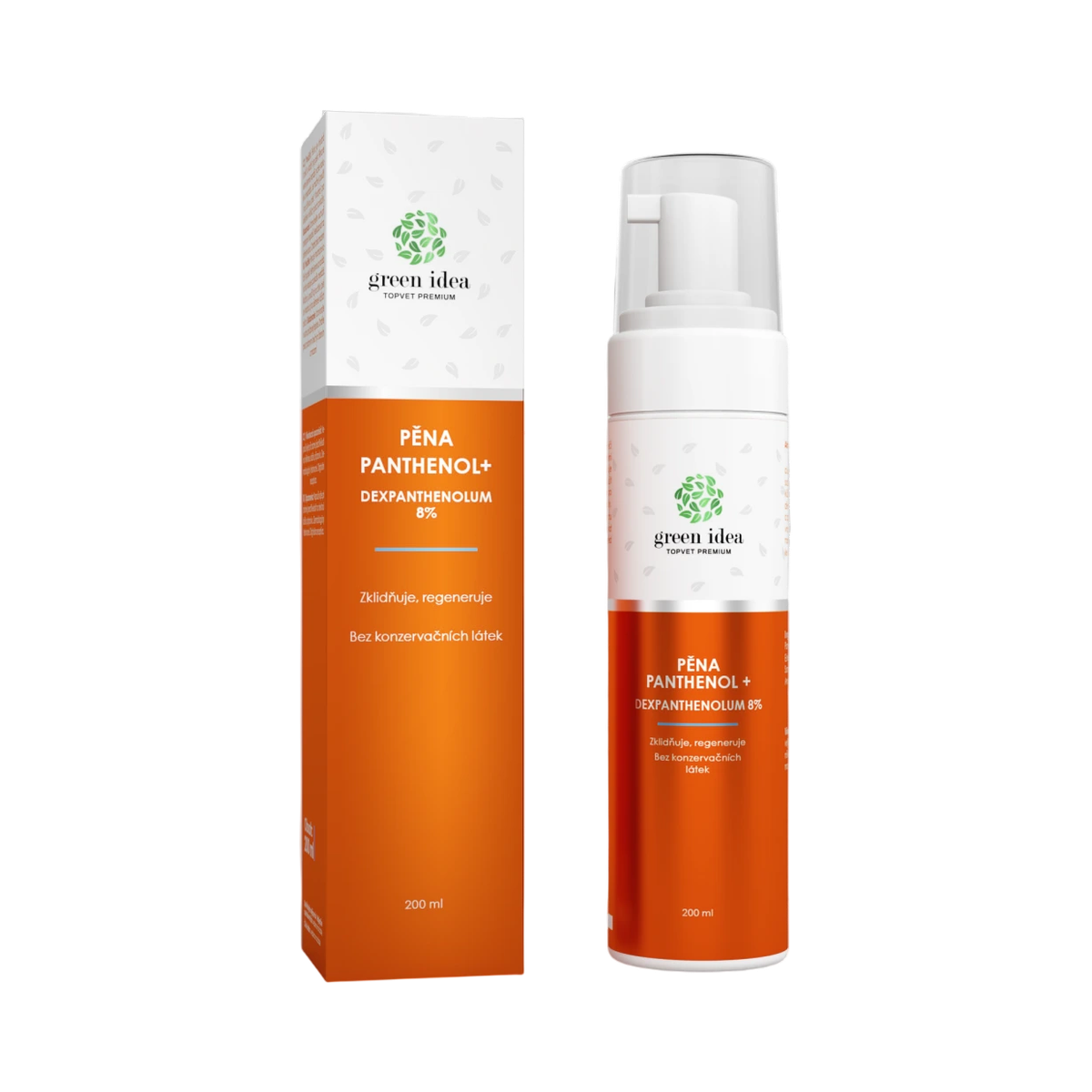 Green idea PANTHENOL + PENA 8 % 200 ml - Green idea