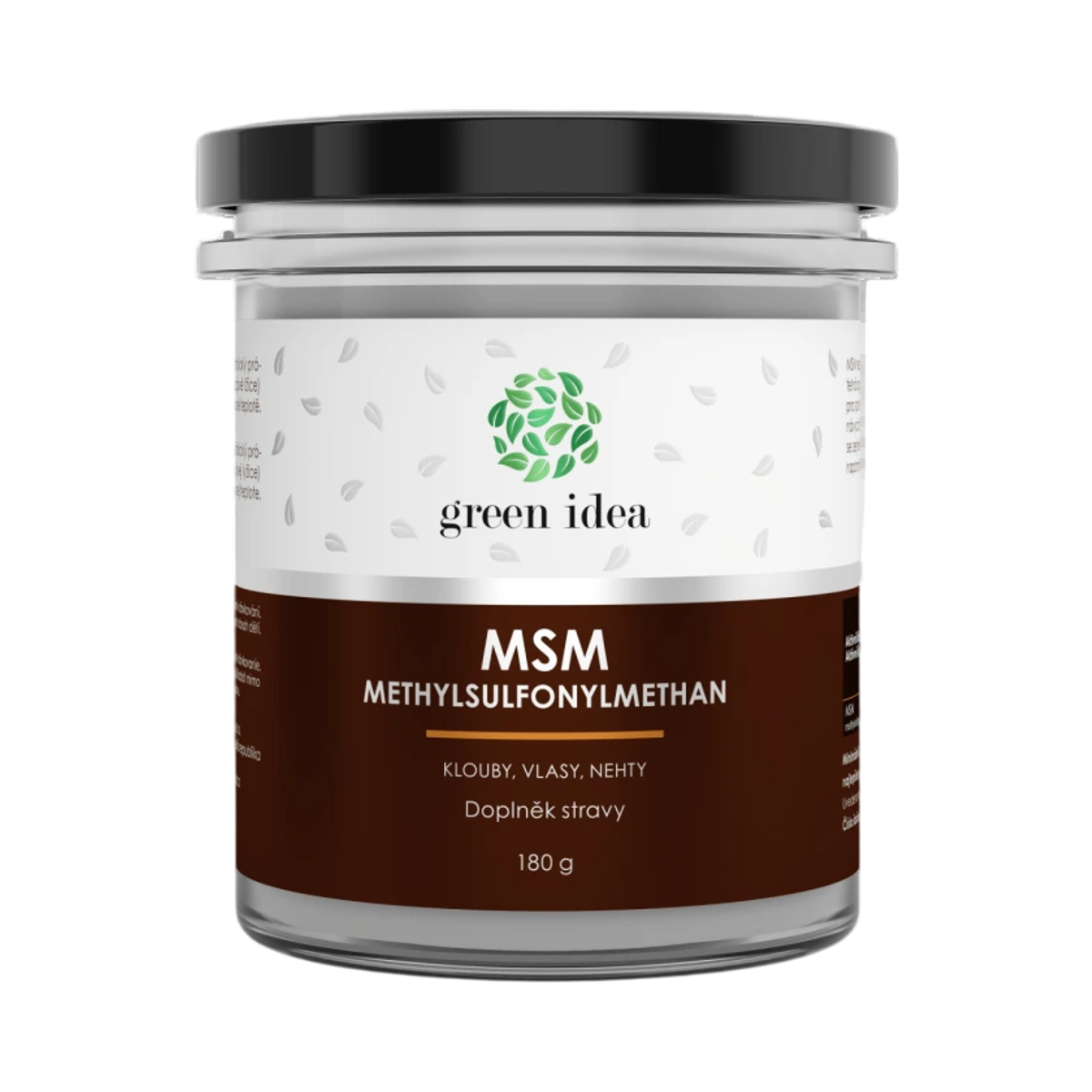 Green idea MSM - Metylsulfonylmetán 180 g - Green idea