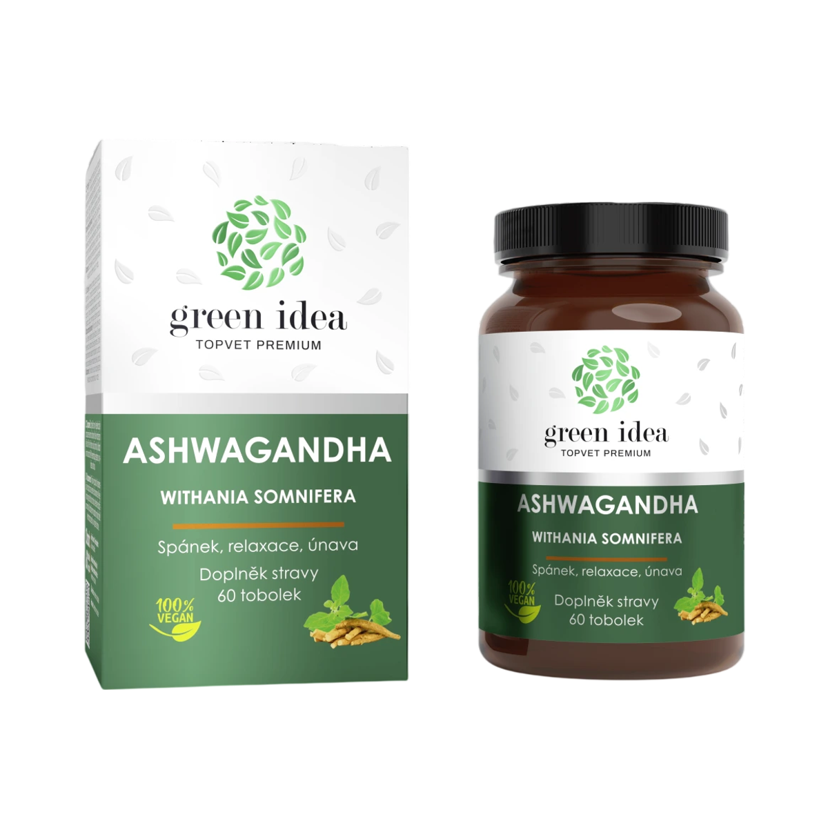 Ashwagandha - 60 kapsúl - Green idea