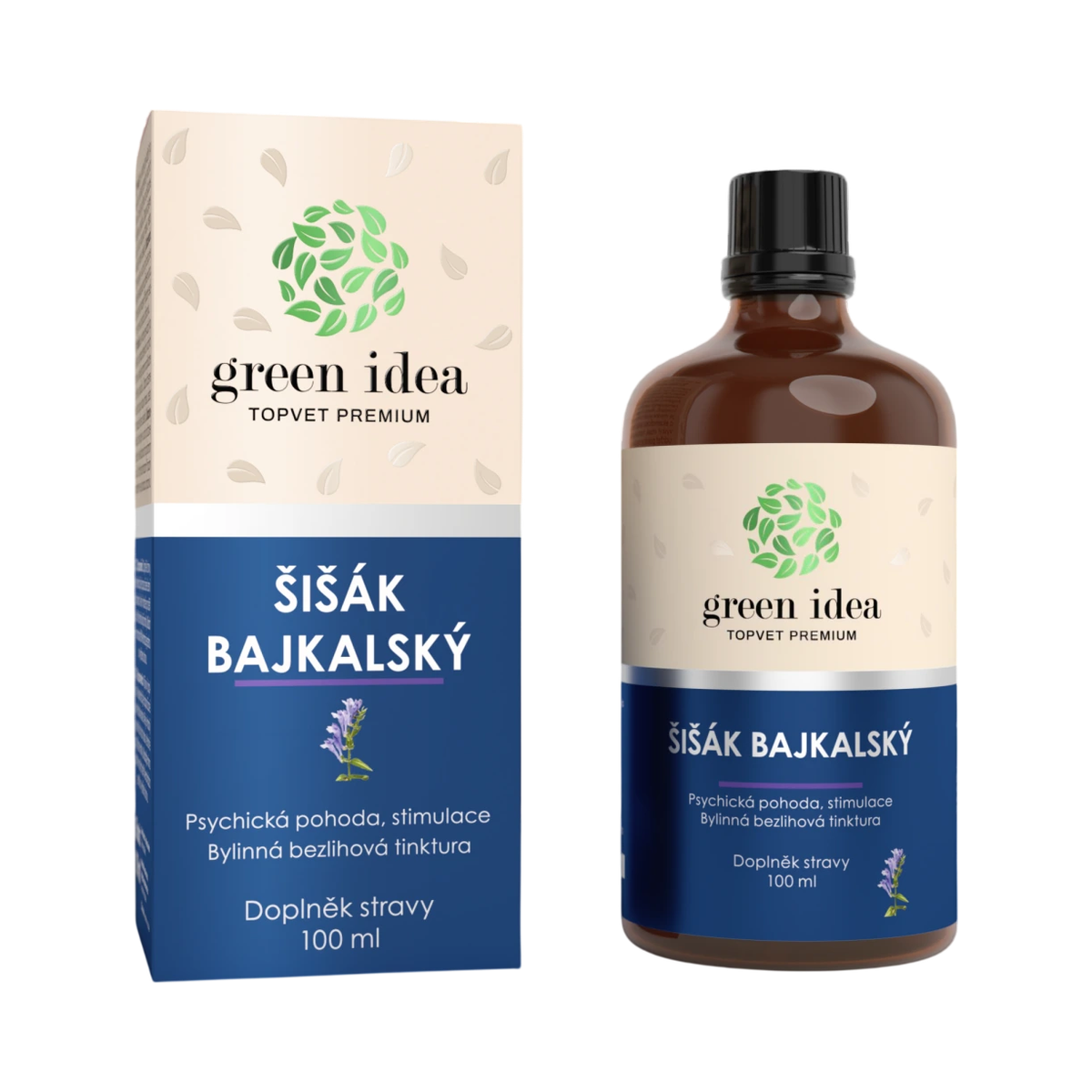 Green idea Šišiak - bezliehová tinktúra 100 ml - Green idea