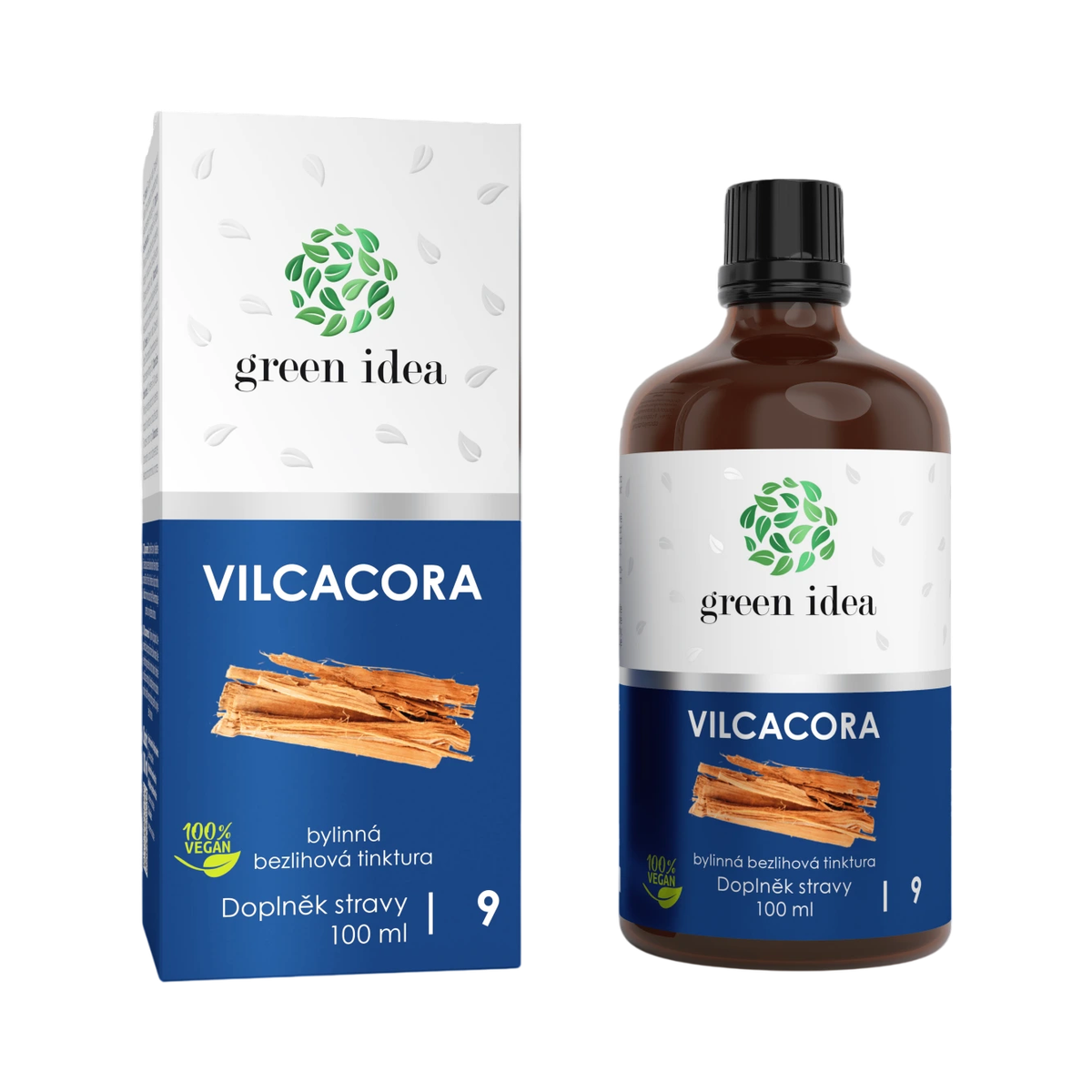 Green idea Vilcacora - bezliehová tinktúra 100 ml - Green idea