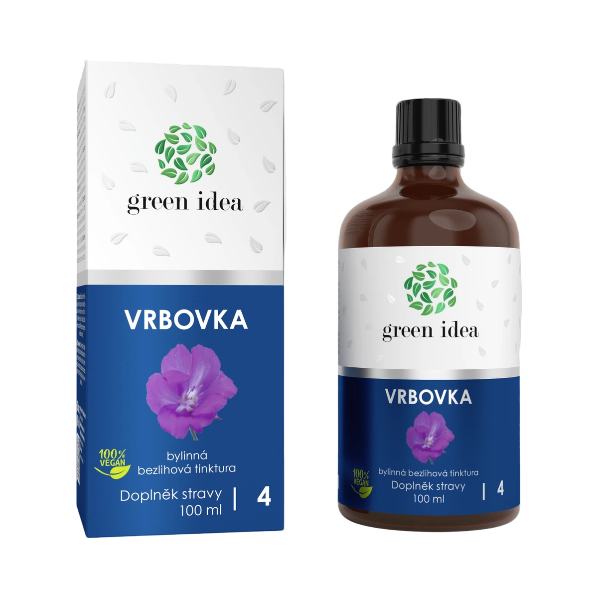 Green idea Vŕbovka - bezliehová tinktúra 100 ml - Green idea