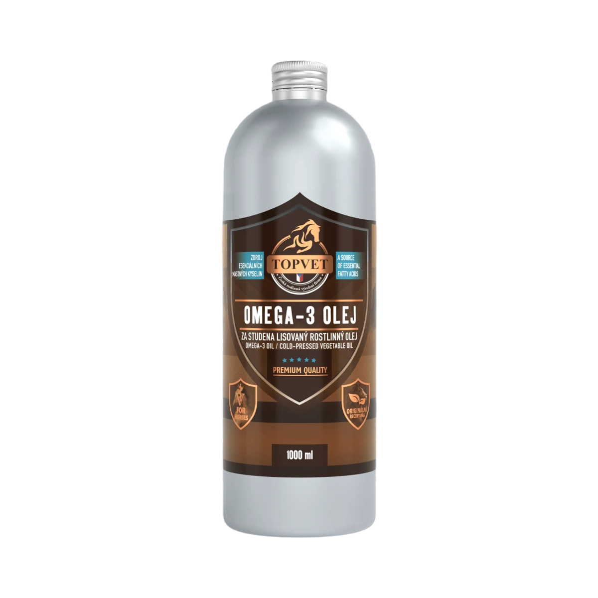 Green idea Omega-3 olej pre kone - 1000 ml - Green idea