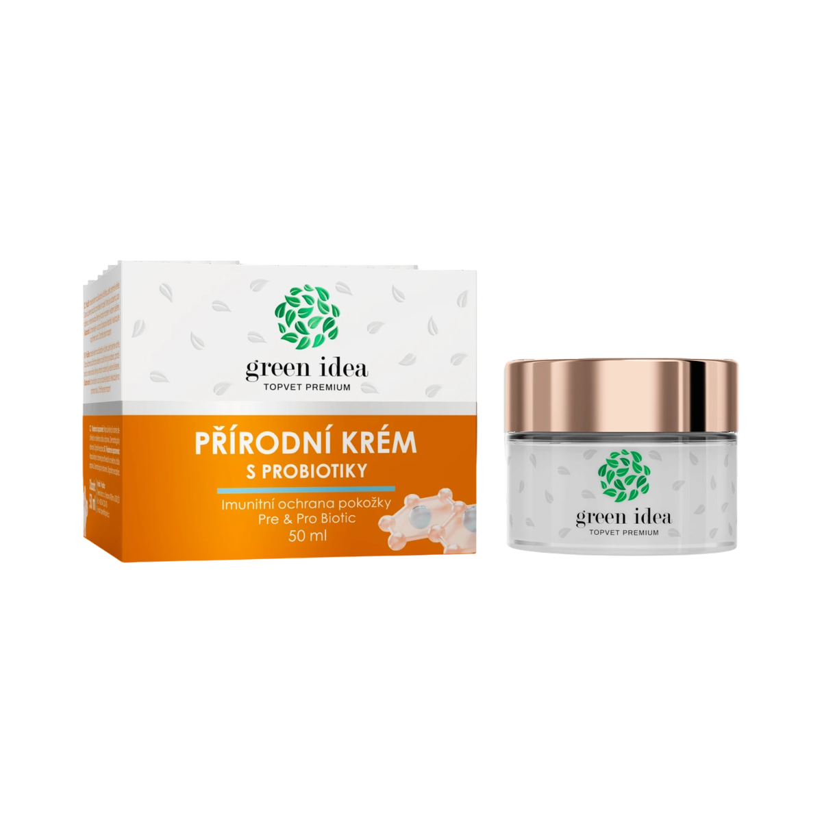 Green idea Prírodný krém s probiotikami 50 ml - Green idea