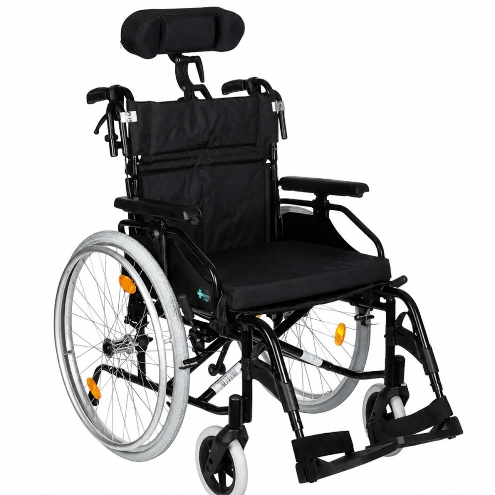 REHAFUND Invalidný vozík s opierkou hlavy RF-3 Cruiser Active Z, 48cm čierny