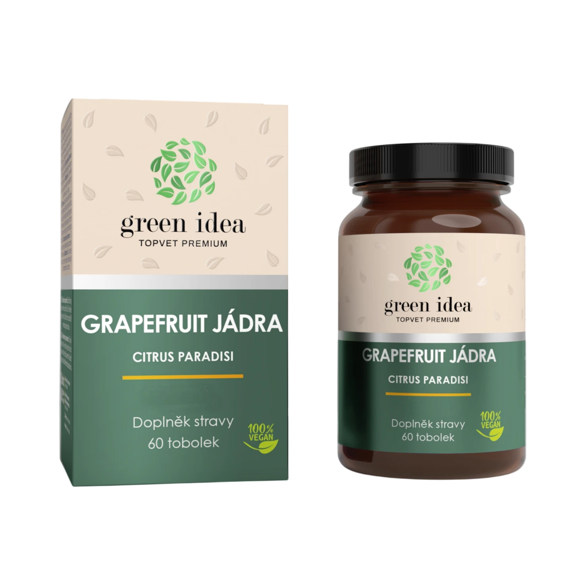 Green idea Grapefruit – Extrakt z jadierok 60 kapsúl – Green idea