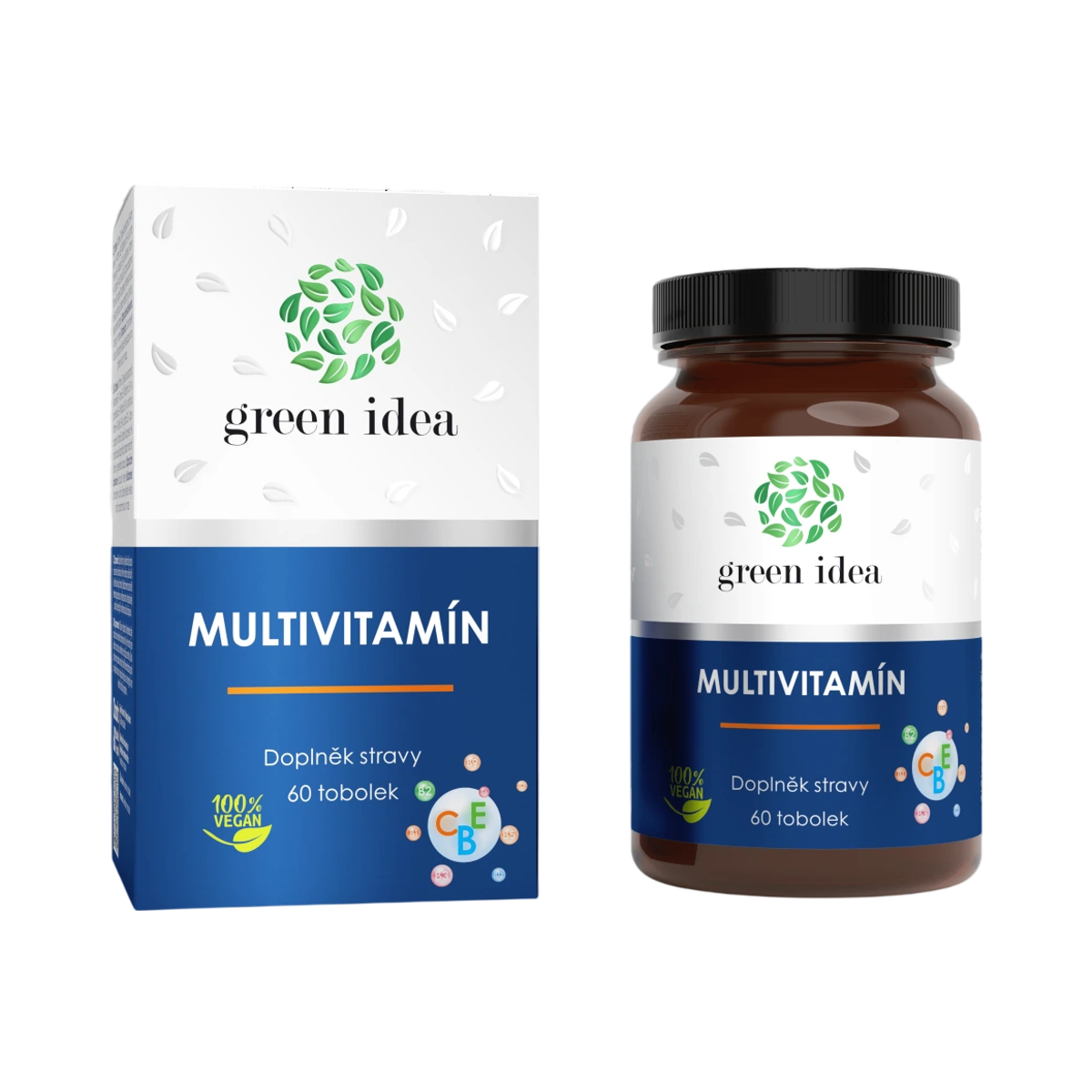 Green idea Multivitamín – kapsuly 60 ks – Green idea