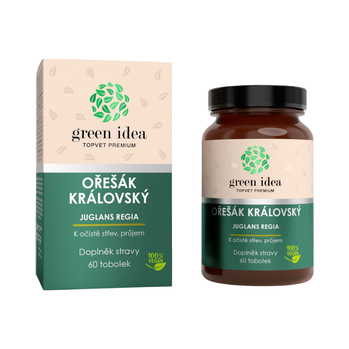 Orech kráľovský – bylinný extrakt – kapsuly 60 ks – Green idea