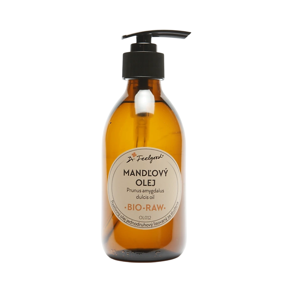 Dr. Feelgood Mandľový olej RAW - 250 ml - Dr. Feelgood