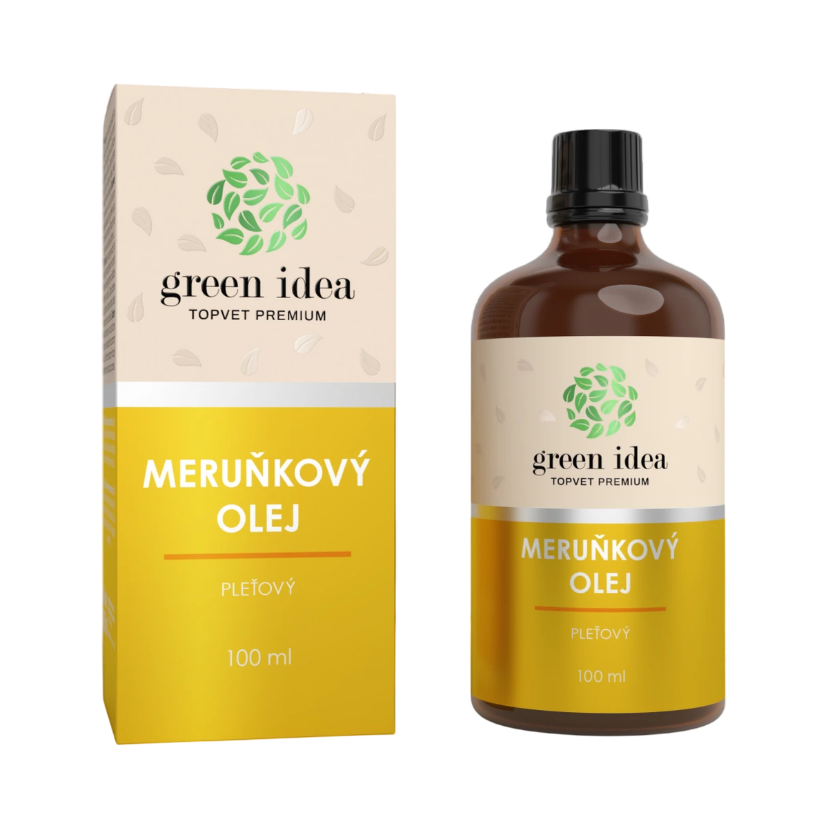 Green idea Marhuľový pleťový olej 100 ml - Green idea