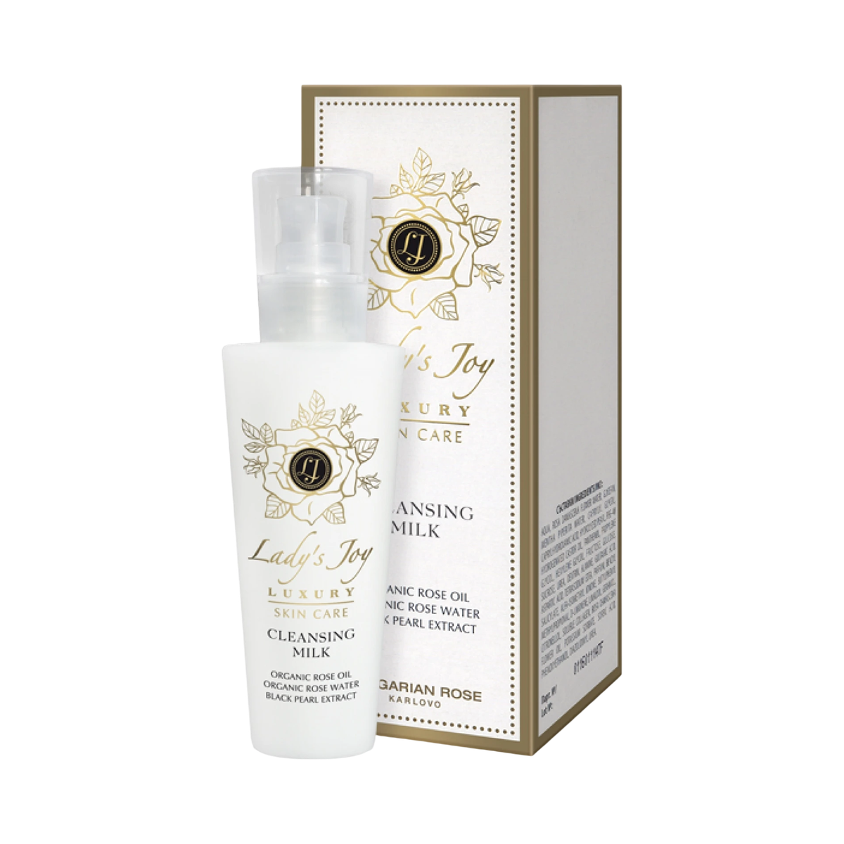 Bulgarian Rose Karlovo LADY’S JOY LUXURY čistiace mlieko 160 ml - Bulgarian Rose Karlovo