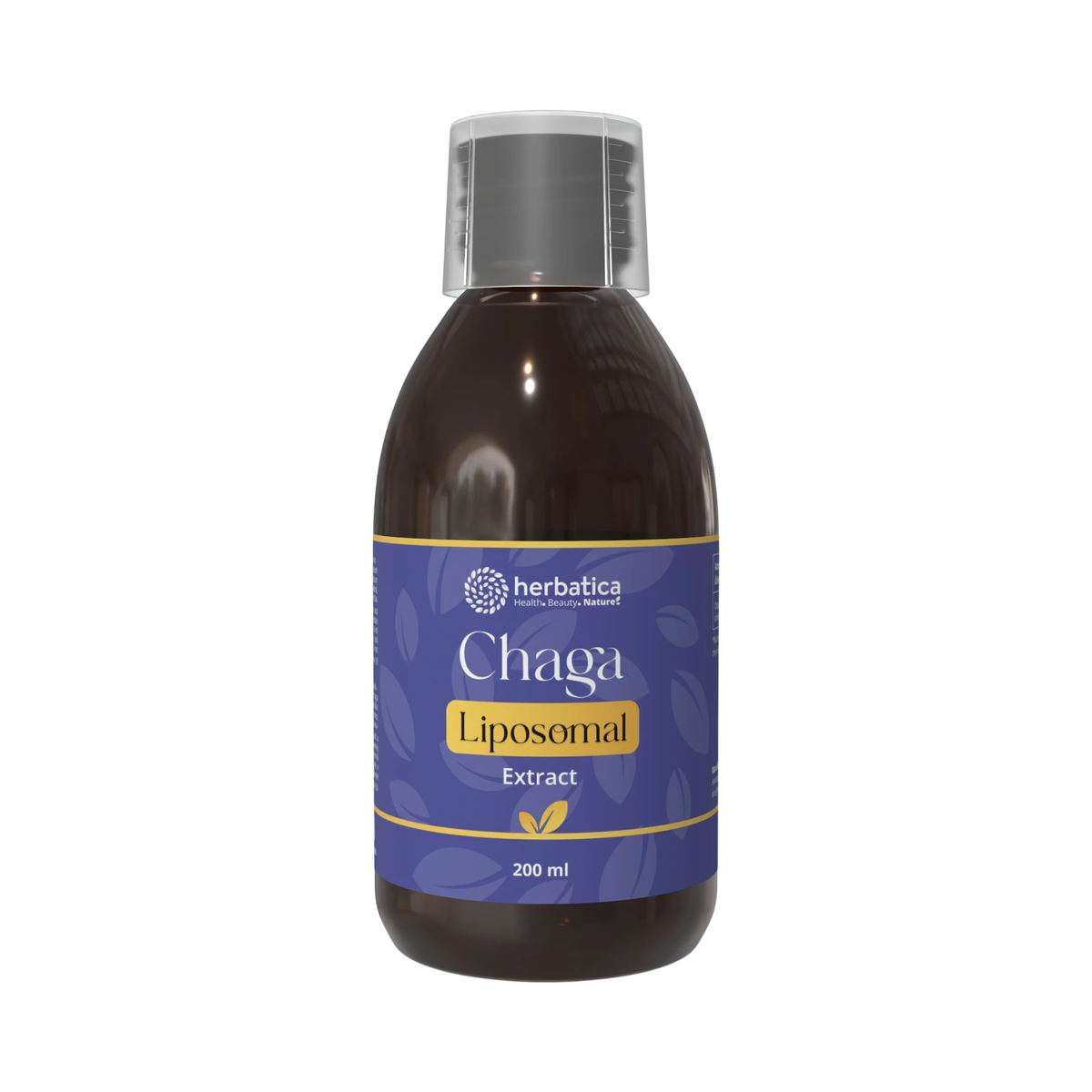 Herbatica Lipozomálny extrakt Chaga  (40% polysacharidy) - 200 ml - Herbatica