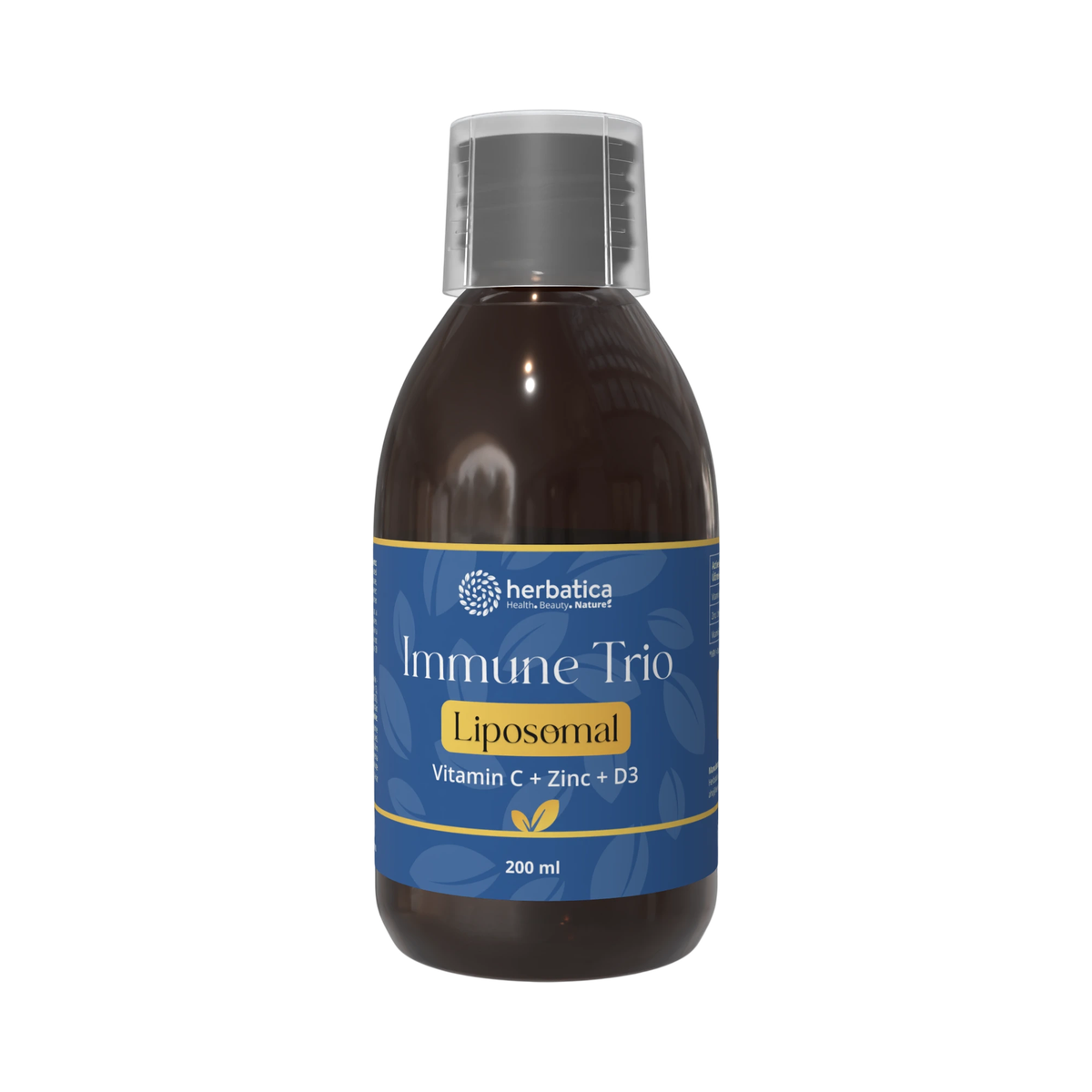 Herbatica Lipozomálne Trio Imunita (Vitamín C + Zinok + D3) - 200 ml - Herbatica
