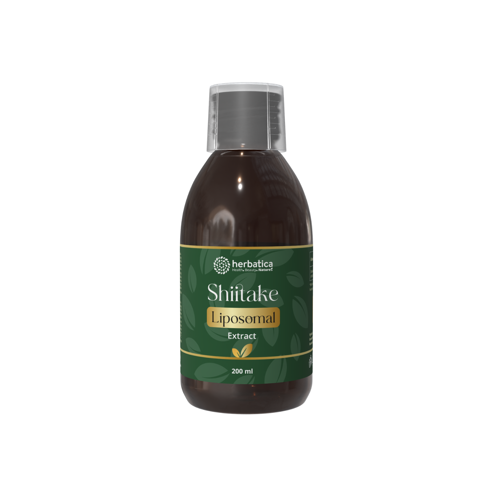 Herbatica Lipozomálny extrakt Shiitake (30% Polysacharidy) - 200 ml - Herbatica