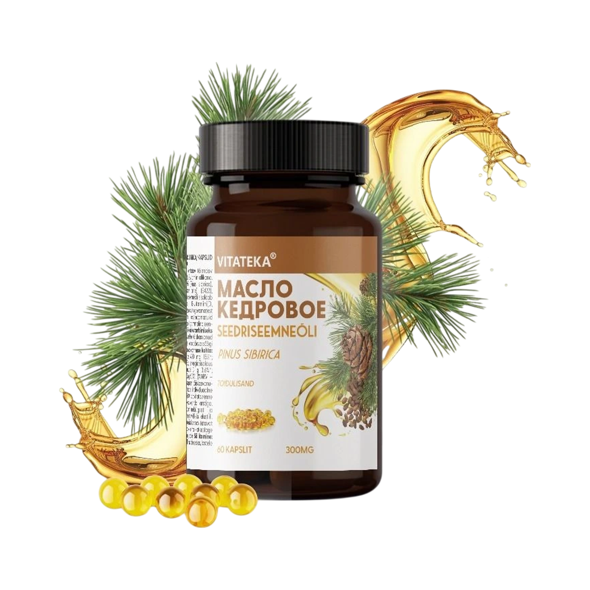 Vitateka Cédrový olej 300 mg – 60 kapsúl – Vitateka