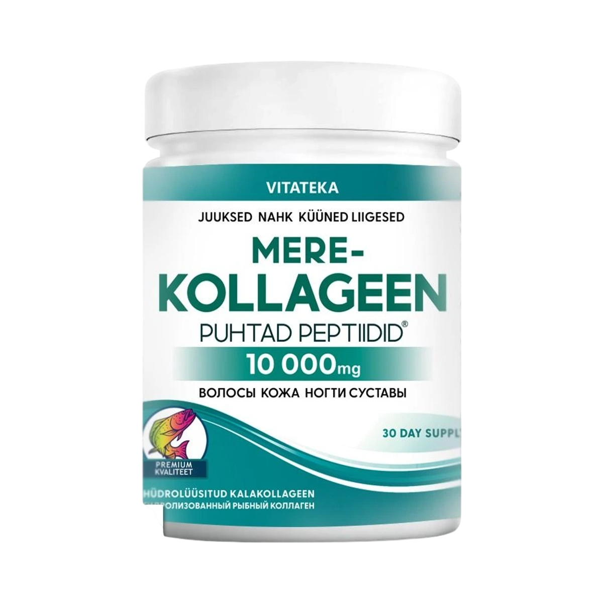 Vitateka Rybí kolagén 10 000 mg v prášku – 300 g – Vitateka