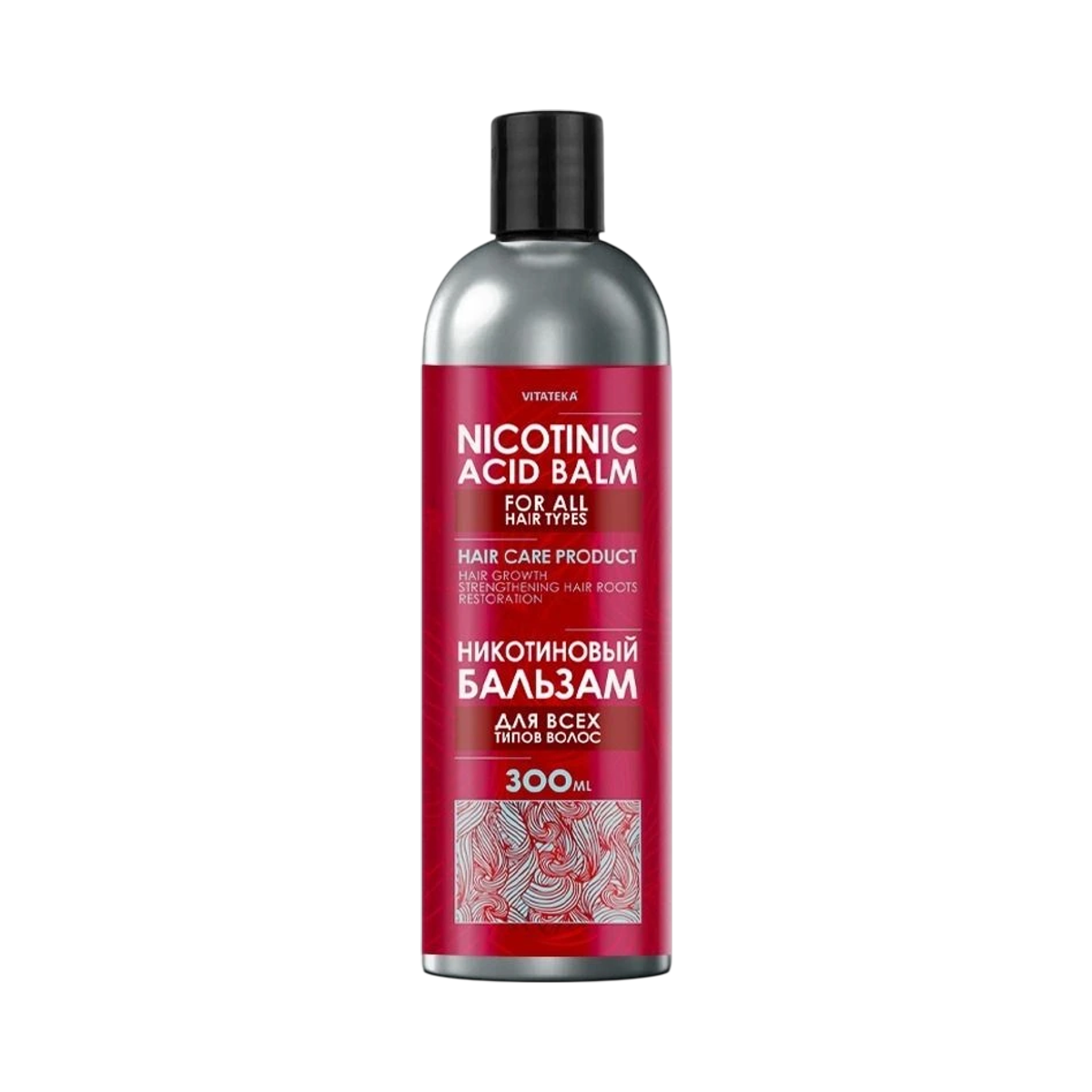 Vitateka Balzam s kyselinou nikotínovou pre všetky typy vlasov – 300 ml – Vitateka