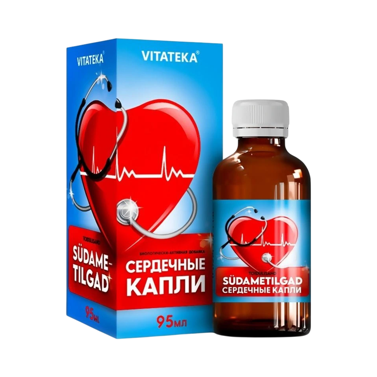 Vitateka Bylinné kvapky na srdce – 95 ml – Vitateka