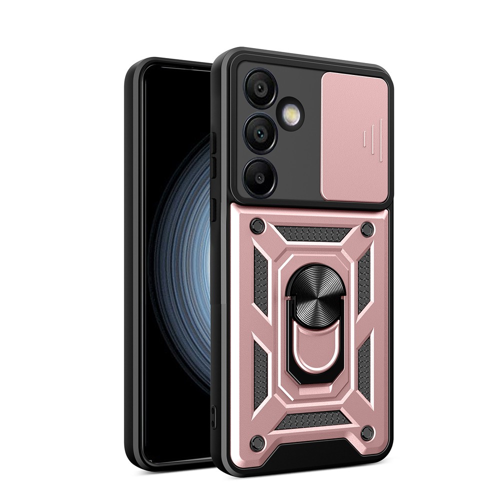 OEM Púzdro Hybrid Armor Camshield s krytom fotoaparátu pre Samsung Galaxy A36 5G, ružová